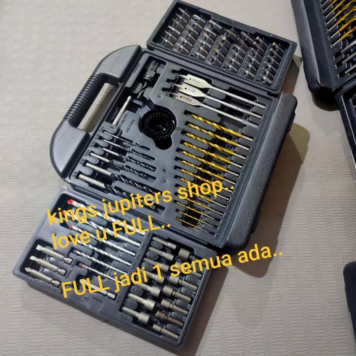 Full Mata Bor Beton Besi Kayu Kipas Jld Holesaw Mata Obeng Bit Set Jld