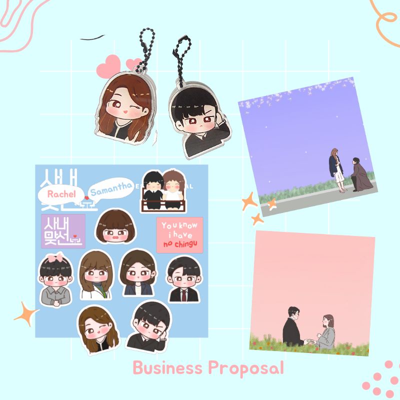 

BUSINESS PROPOSAL MERCH | KDRAMA STICKER MEMOPAD