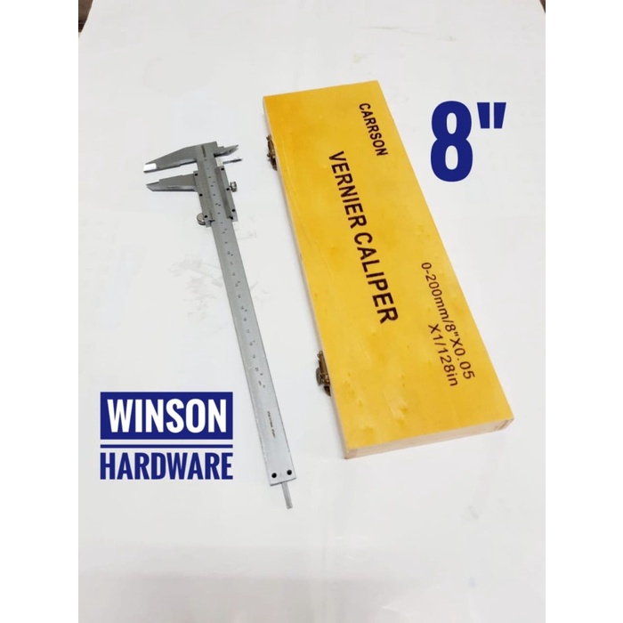 

Sikmat 8" 200Mm X 0.05Mm Box Kayu Sekmat Sigmat Jangka Sorong Carrson