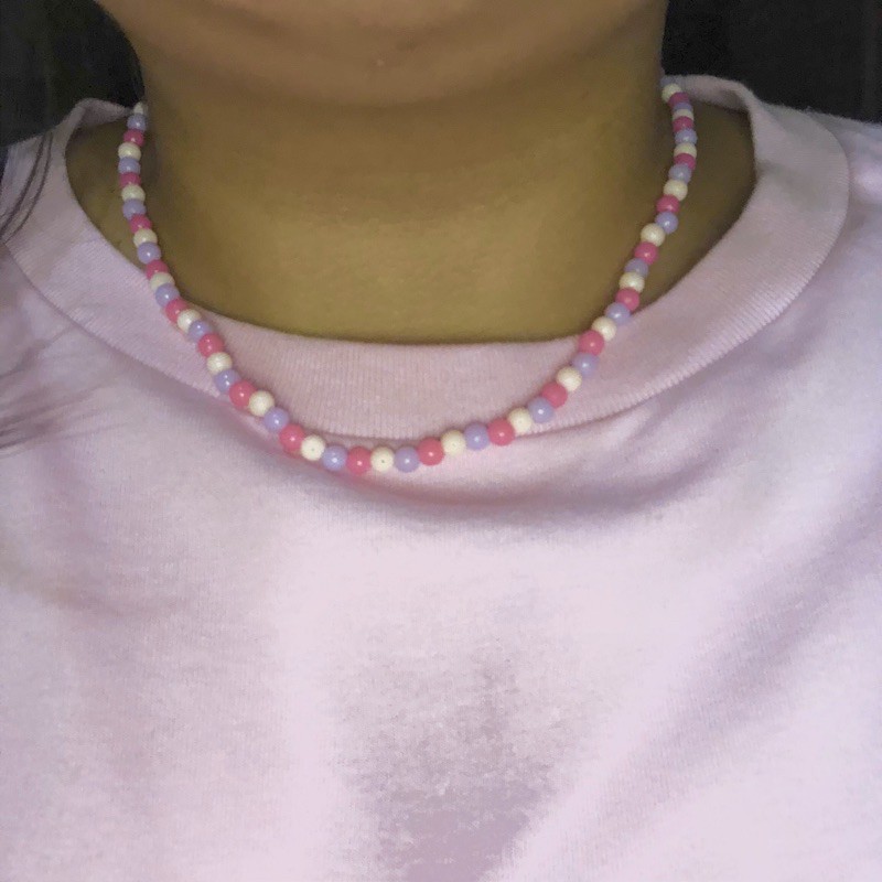 gendhis pinky / kalung manik / kalung manik manik / kalung monte / kalung korea