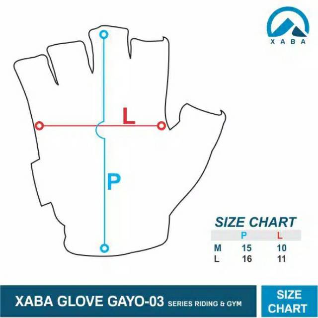 Glove xaba new gayo  03 half finger sarung tangan outdoor sepeda motor gunung riding dan gym fitness