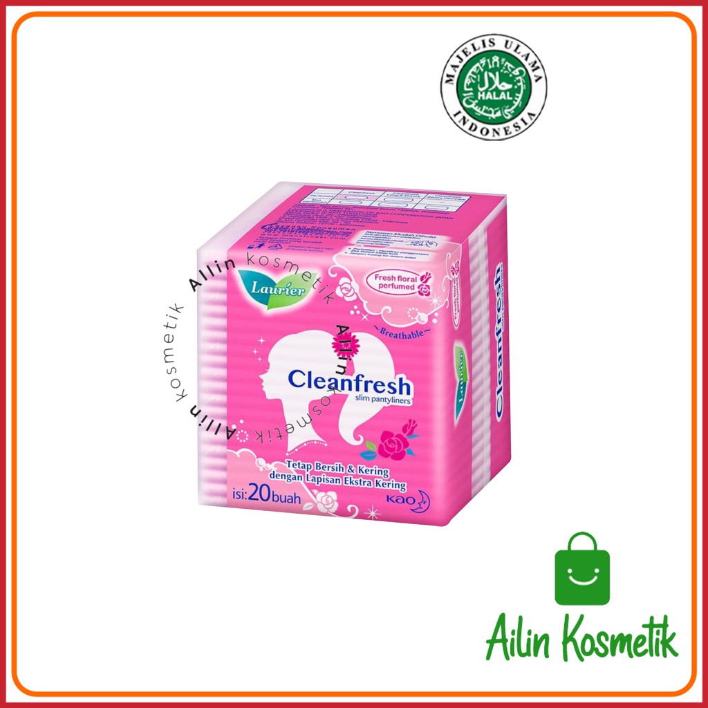 LAURIER Pantyliner Cleanfresh Non Perfume And Perfume ORIGINAL / Slim Pantyliner by AILIN
