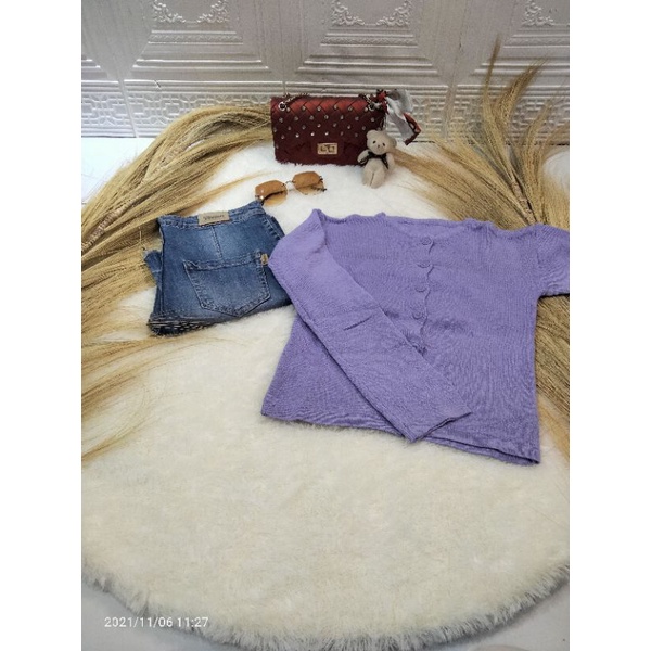 BAILEY CARDI RAJUT / CROP TOP ANGEL SHIRT CROPPED