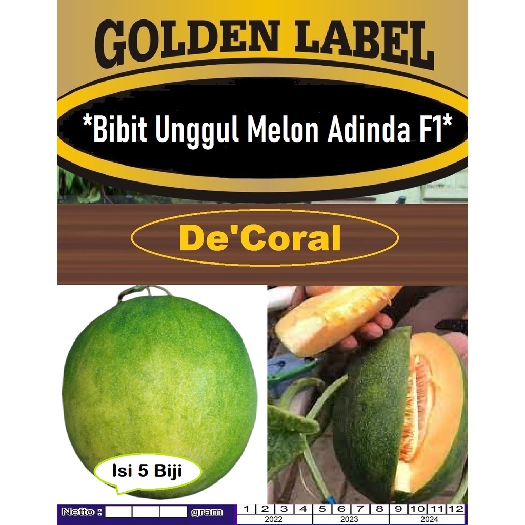 Bibit Unggul Melon Adinda F1|Benih Melon Adinda F1|Melon Adinda F1