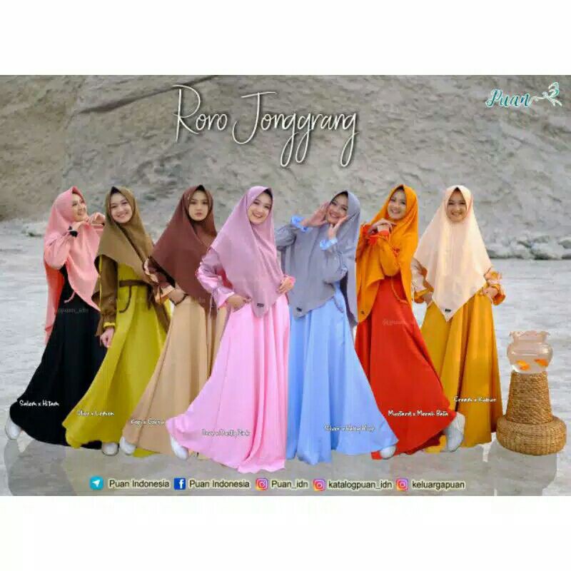 Gamis Roro Jonggrang by Puan