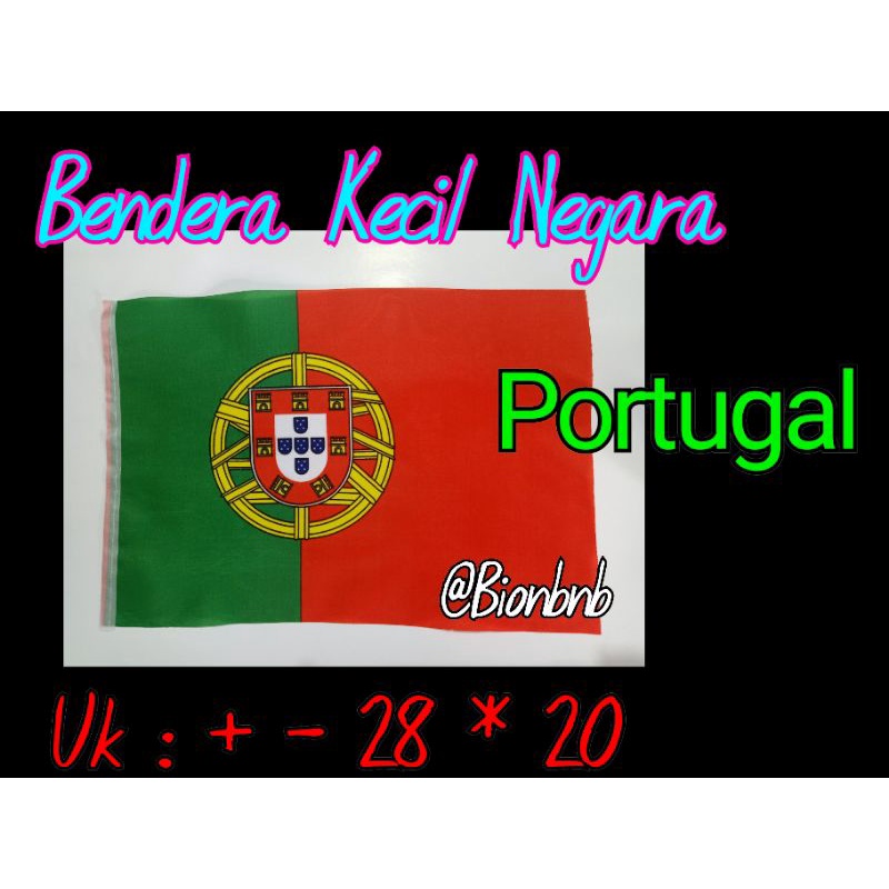 Bendera Negara Portugal Ukuran Kecil Bendera Negara Piala Dunia Bendera Negara Aksesoris
