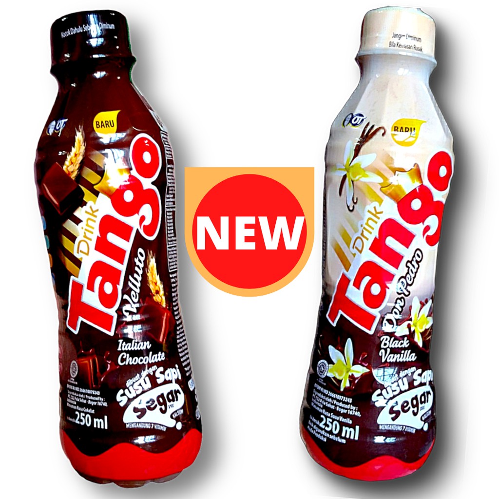 

MINUMAN TANGO SUSU SAPI SEGAR 250 ML MINUMAN BOTOL BLACK VANILLA