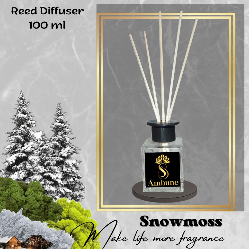 Snowmoss Pengharum Ruangan Reed Diffuser Oil 100 ml ambune