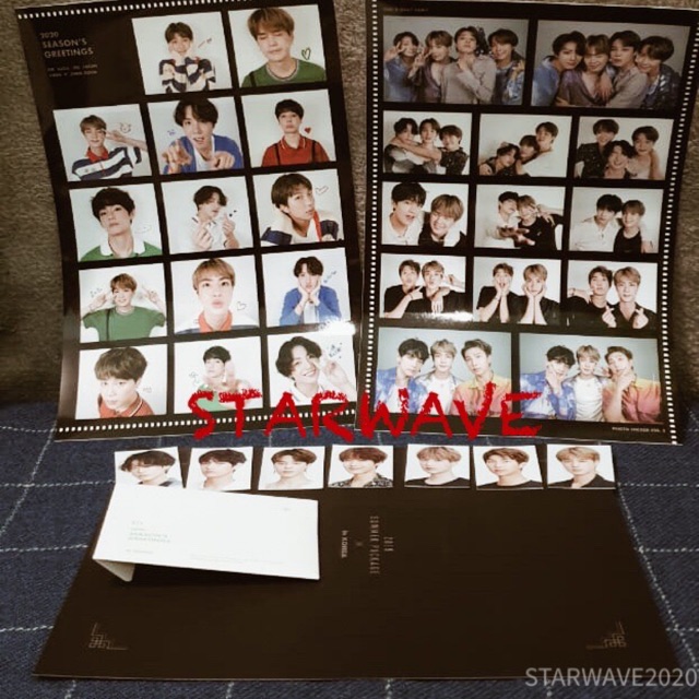 [Ready Stock] BTS Season's Greetings 2020 -  Selfie sticker id photo package