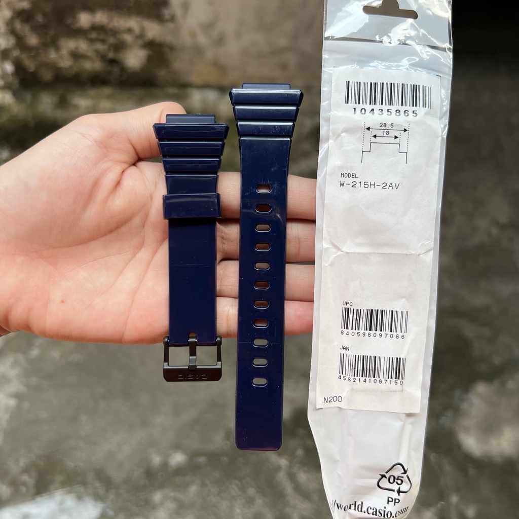 Strap tali jam tangan casio  W-215H 2A original band W 215H