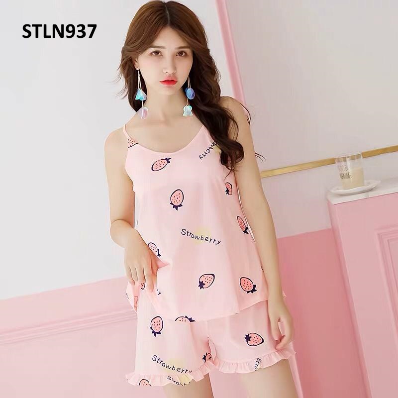 Baju Tidur Wanita - Baju Tidur Tanktop - Motif