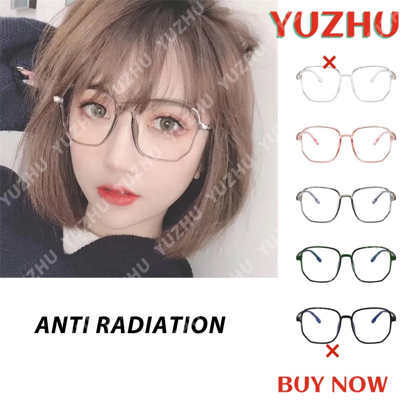 (YUZHU) Bayar di Tempat Korean Style Frame Kacamata Wanita Anti Radiasi Candy Color Frame Kacamata Anti Biru