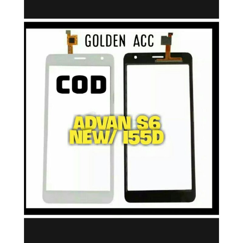 Touchscreen Advan S6 New I55D Layar sentuh TS TC Kualitas terbaik OEM 99% / Bisa Bayar ditempat COD