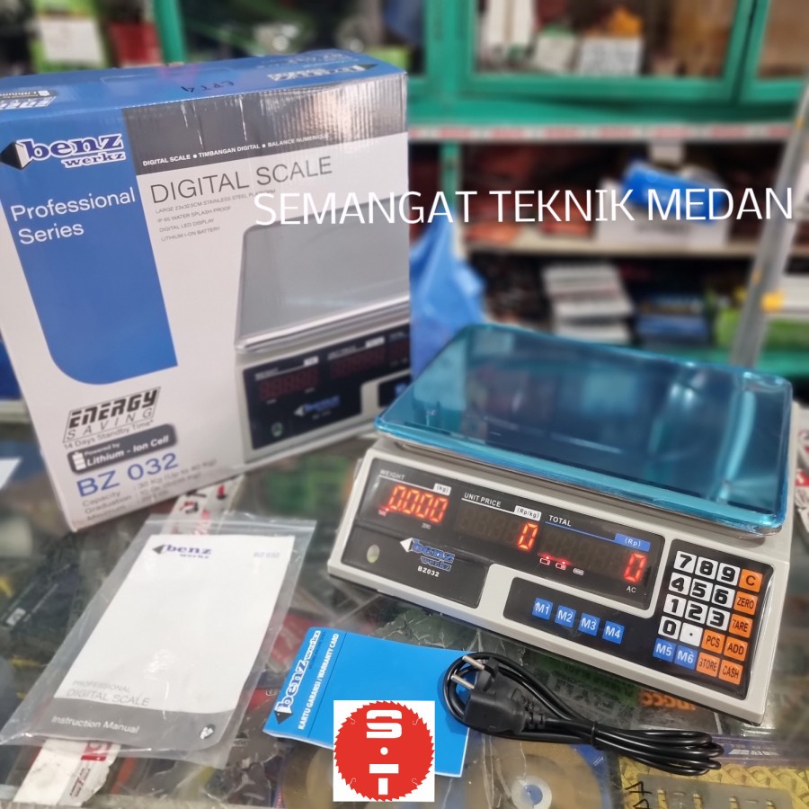 BZ 032 TIMBANGAN DUDUK BUAH LAUNDRY DIGITAL 30 40 KG 30kg to 40kg BENZ