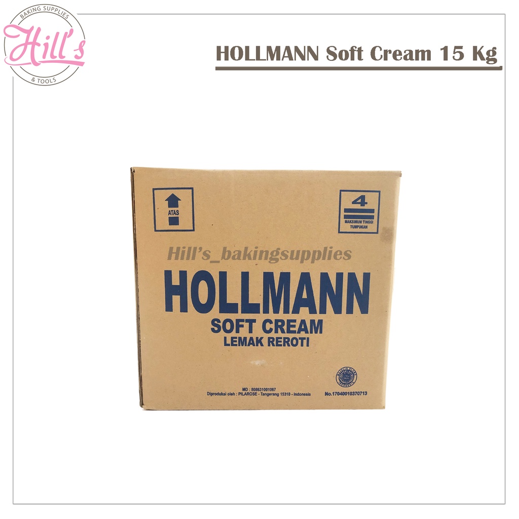 

( KARTON ) SOFT CREAM HOLLMANN 15 kg / HOLMAN HOLLMAN SOFTCREAM 15kg