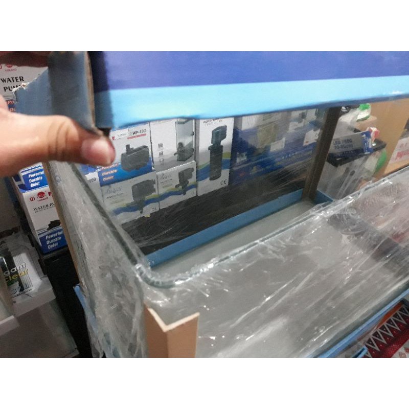 aquarium kandila bending 70x38x45 119L/aquarium kaca 6mm