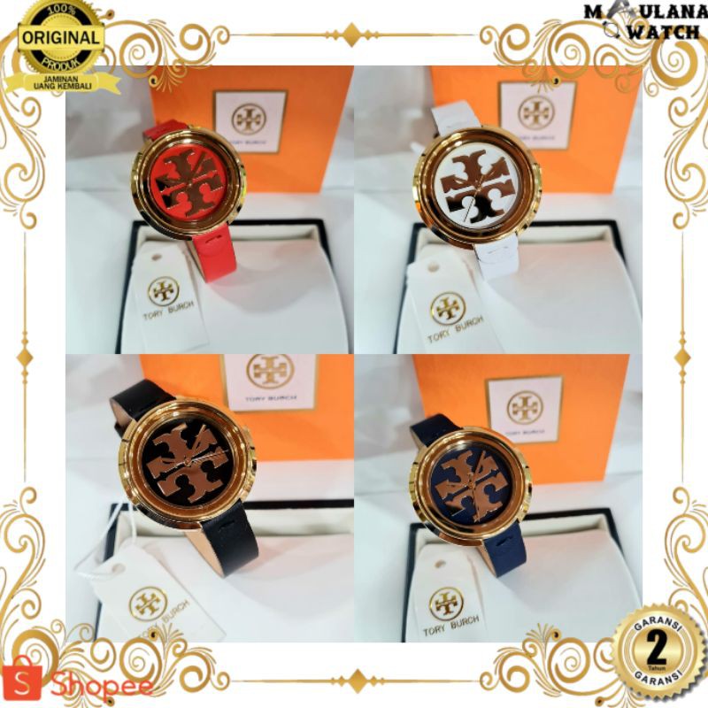 JAM TANGAN PRIA WANITA | RANTAI | KULIT | KARET | MURAH | WANITA TORY BOURCH TBW6202 TBW6200 TBW6203