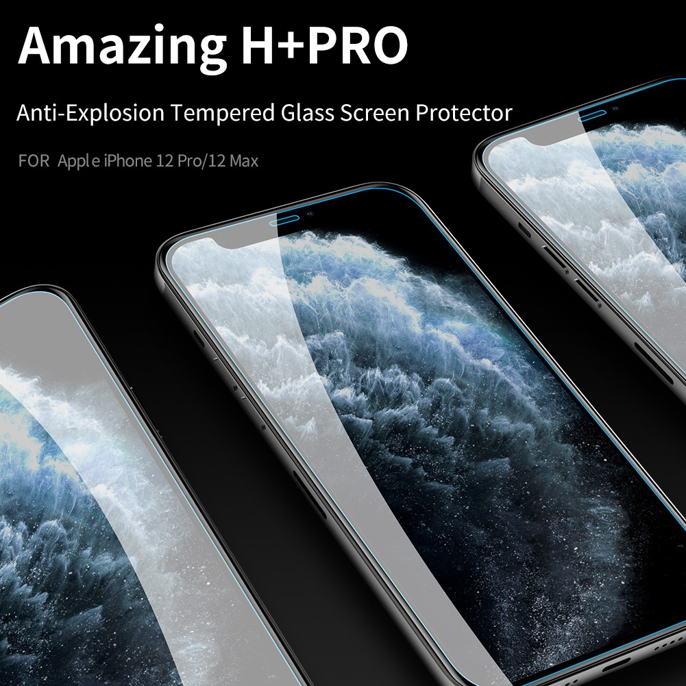 Tempered Glass Apple iPhone 12 / 12 Pro 6.1 Nillkin Amazing H+ Pro Ori