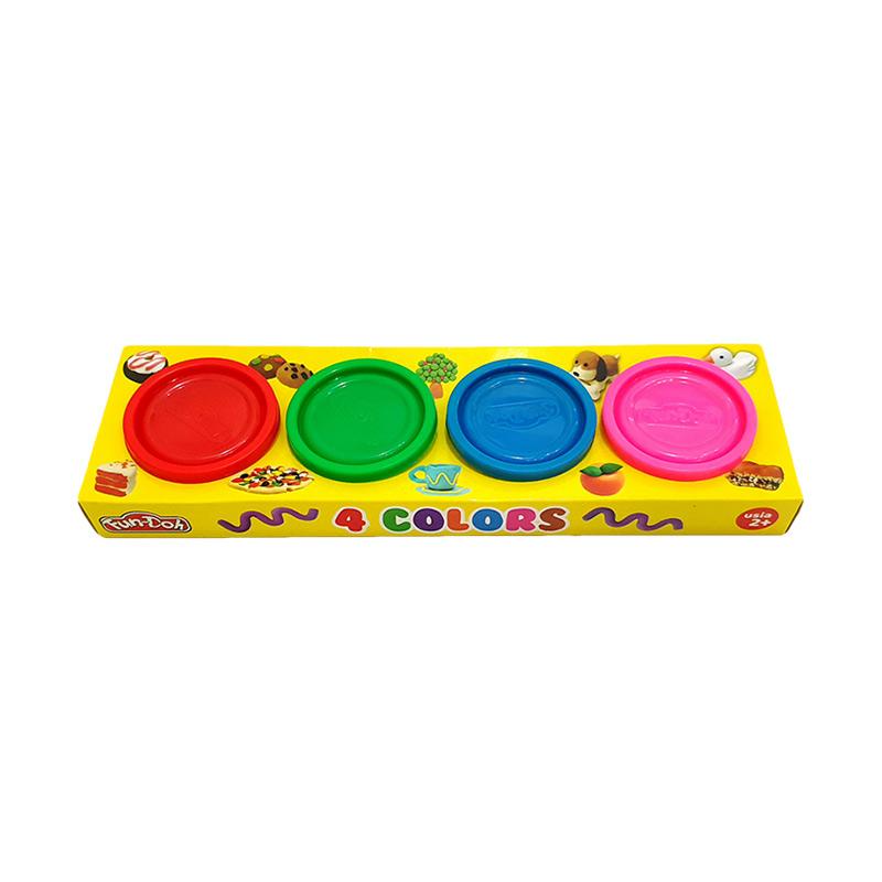 FUN-DOH 4 Colors Refill Lilin Mainan Anak