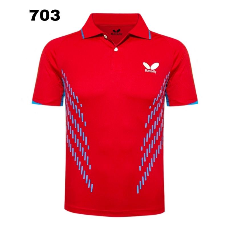 JERSEY BAJU KAOS OLAHRAGA TENIS MEJA PINGPONG BUTTERFLY IMPOR 703