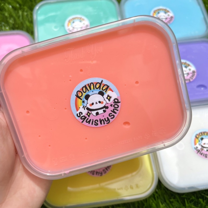 Original slime 200gr by pandasquishyshop/slime original/ slime murah/ slime rainbow/ slime warna-warni/ slime pelangi
