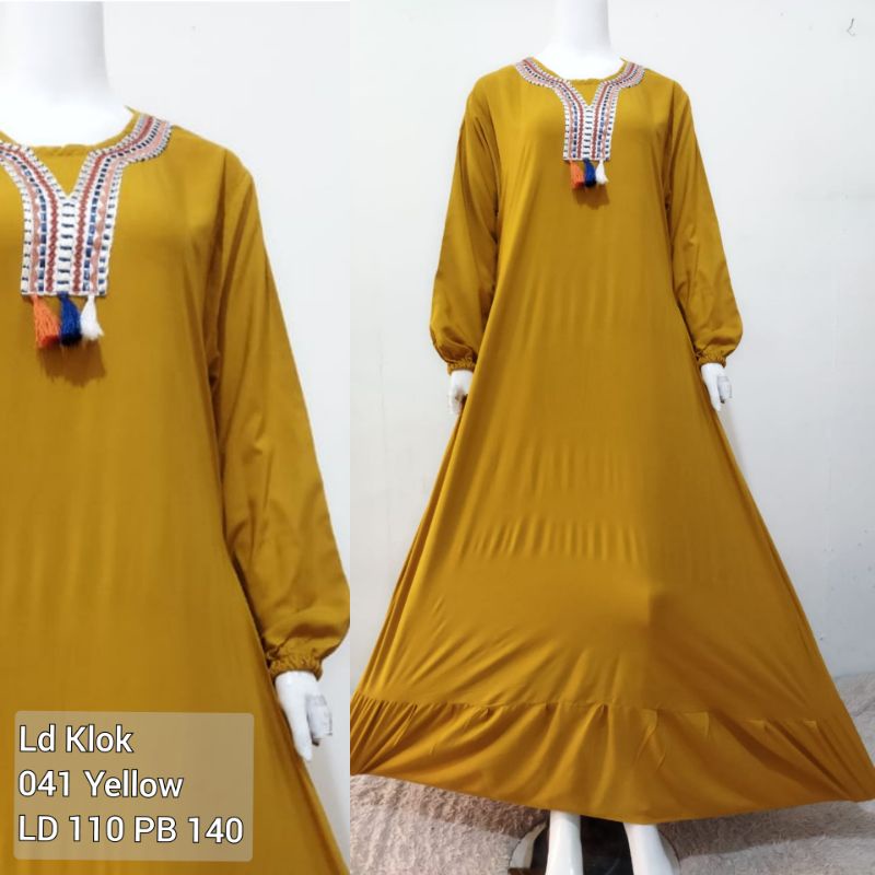 Daster Ziyan Longdress Katun Rayon Adem Tebal