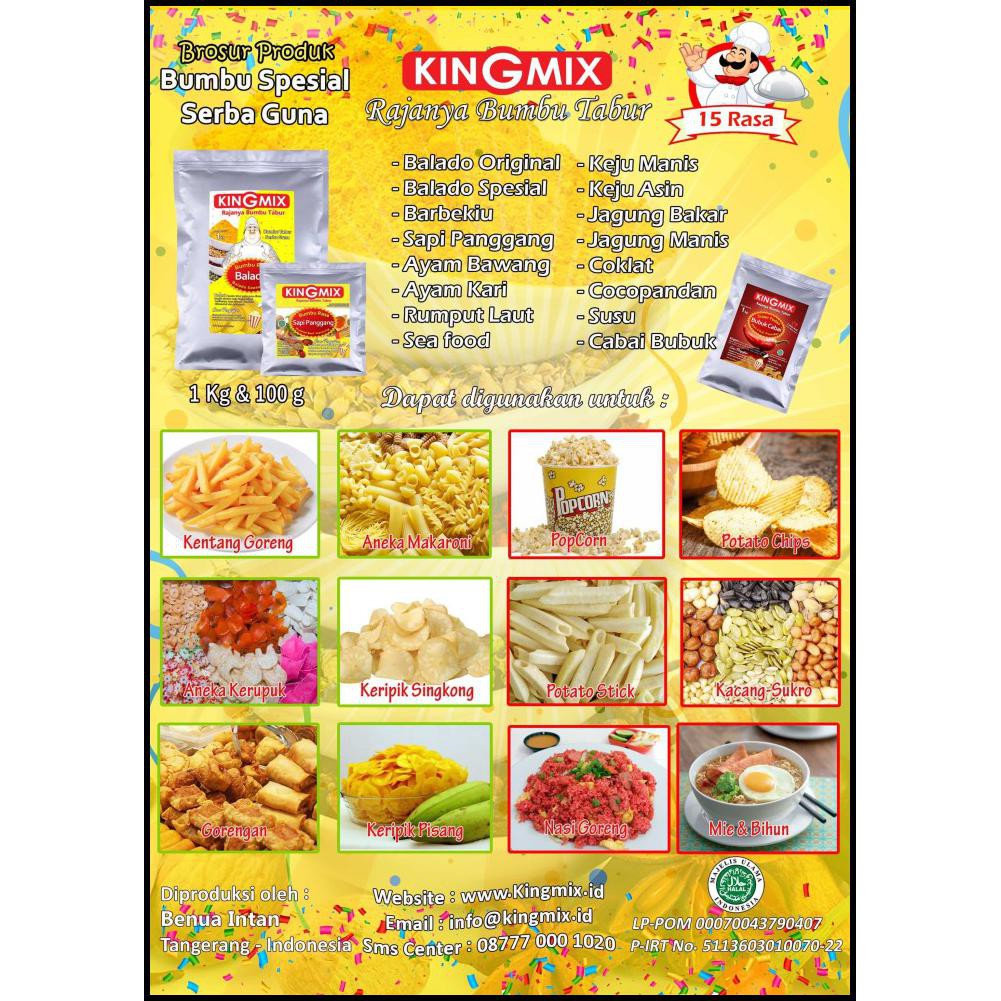 

Ready - Bubuk Cabai Super Pedas Kingmix 1 Kg