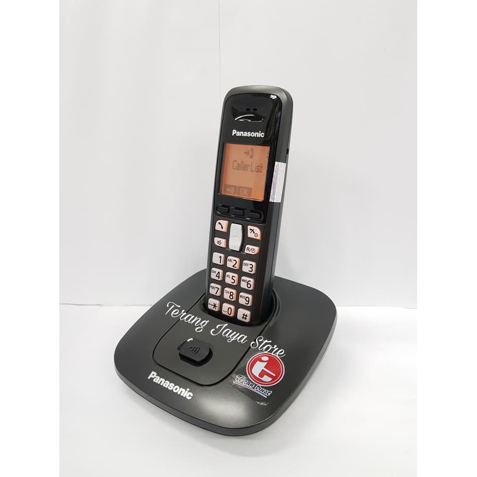 

Telepon Wireless Panasonic KX-TG6411 Wireless Phone TG6411 (Hitam)