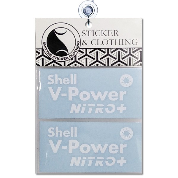 Stiker Shell V Power Nitro Logo Cutting Sticker untuk aksesoris Mobil Motor