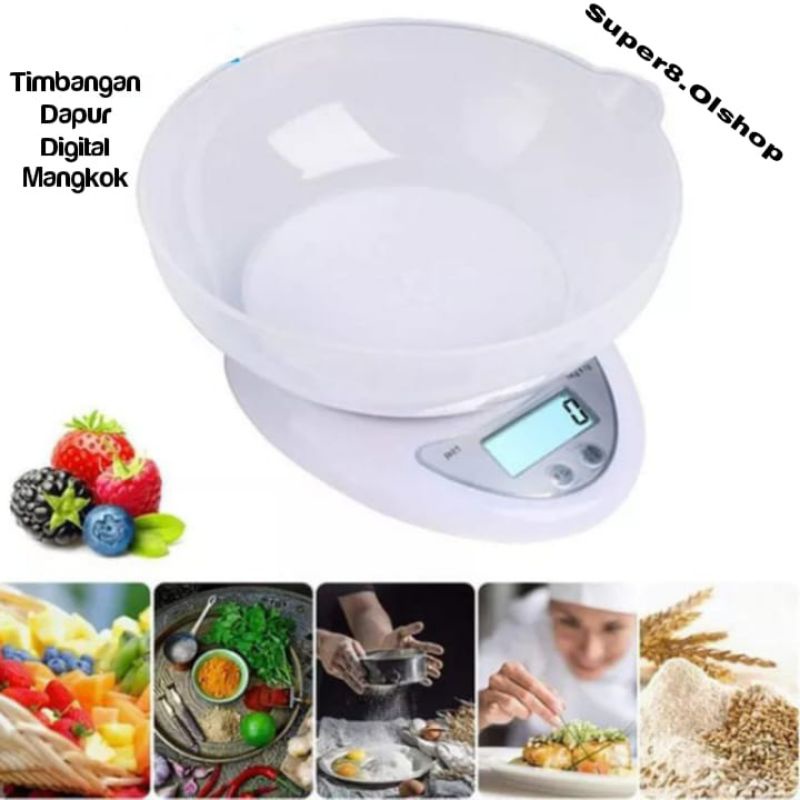 Timbangan Digital Kitchen Scale Elektrik /SF400/B05⭐ Super8 ⭐