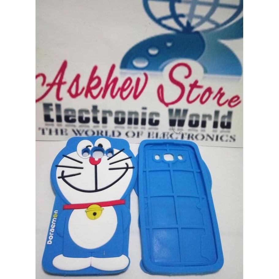 Case 4D Doraemon Samsung J7 2016 (Karakter/Softcase/Soft/3D/Kartun)