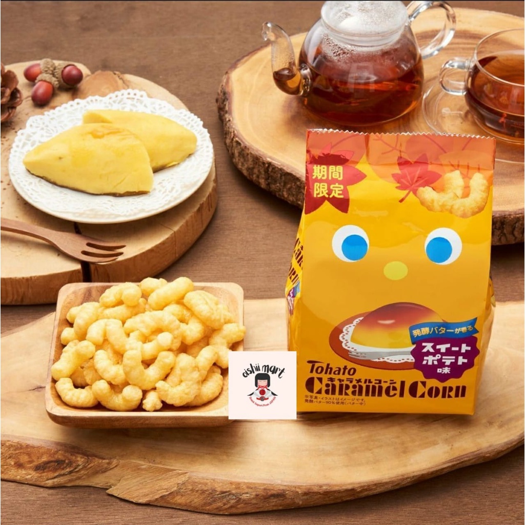 

Tohato Almond Caramel Corn Snack / cemilan / snack / makanan jepang / camilan