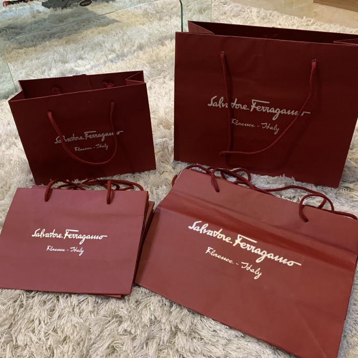 

✨ BISA COD ✨ paper bag salvatore ferragamo