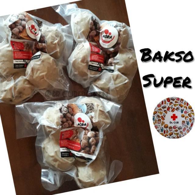 

Bakso Besar Super isi 5, daging sapi asli, mudah lezat murah enak halal, vakum, frozen