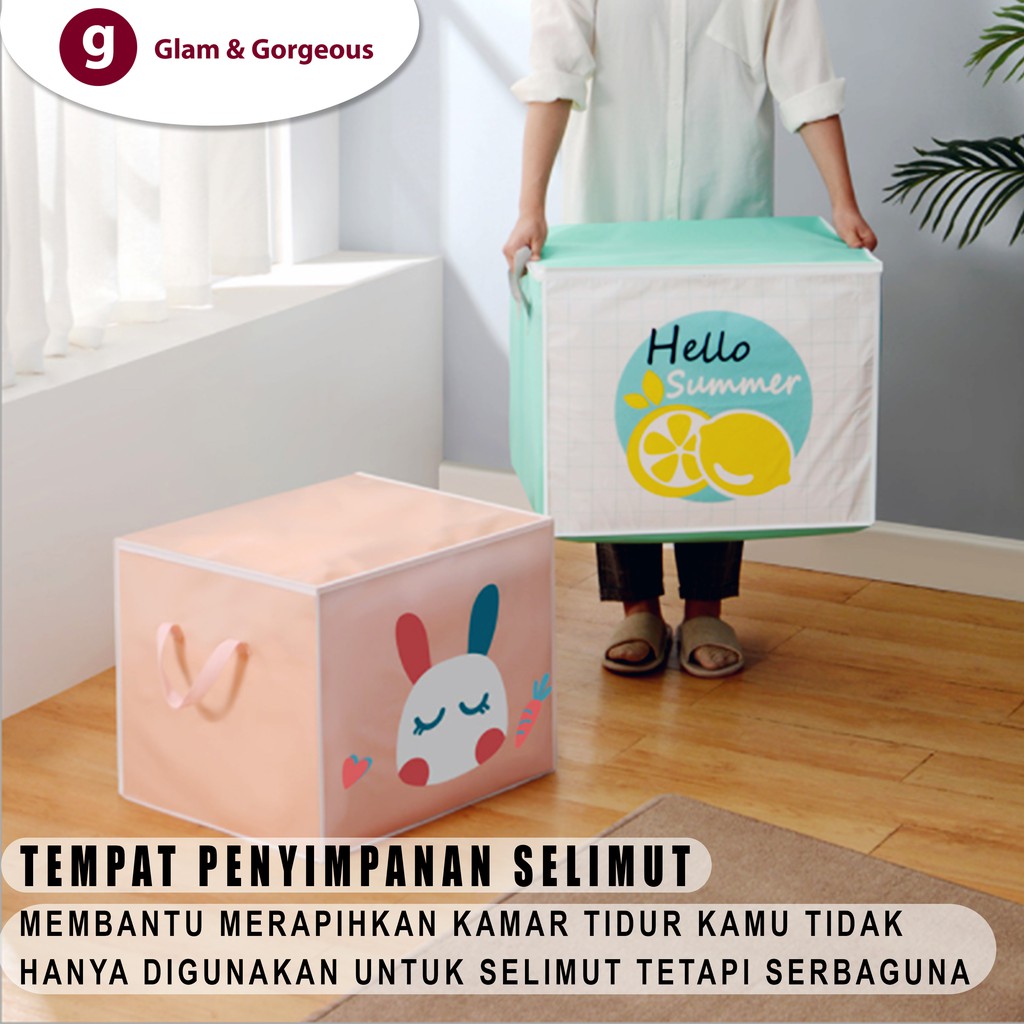 Kotak penyimpanan baju mainan Storage box organizer serbaguna TP006