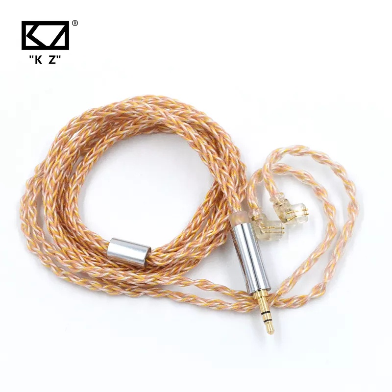 Kabel upgrade 784 core gold silver KZ No Mic