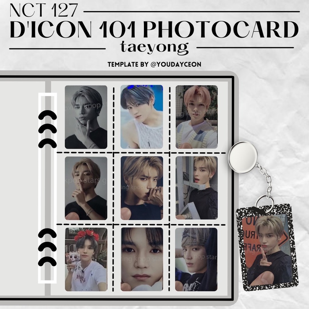 DICON 101 NCT 127 TAEYONG PHOTOCARD