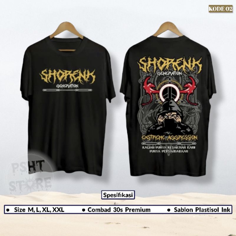 (Kode- 02) Kaos Shorenk Generation