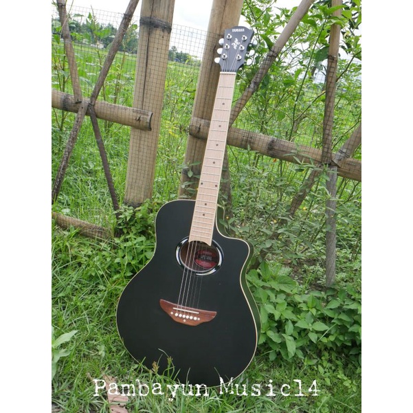 Gitar Akustik  YAMAAHA APX 500i Custom Tanam Besi Gratis Packing Kayu