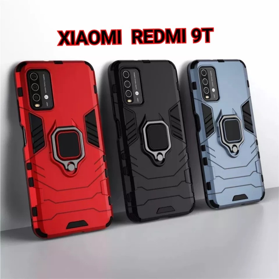 XIAOMI REDMI 9T CASE ARMOR ROBOT IRING STANDING CASE