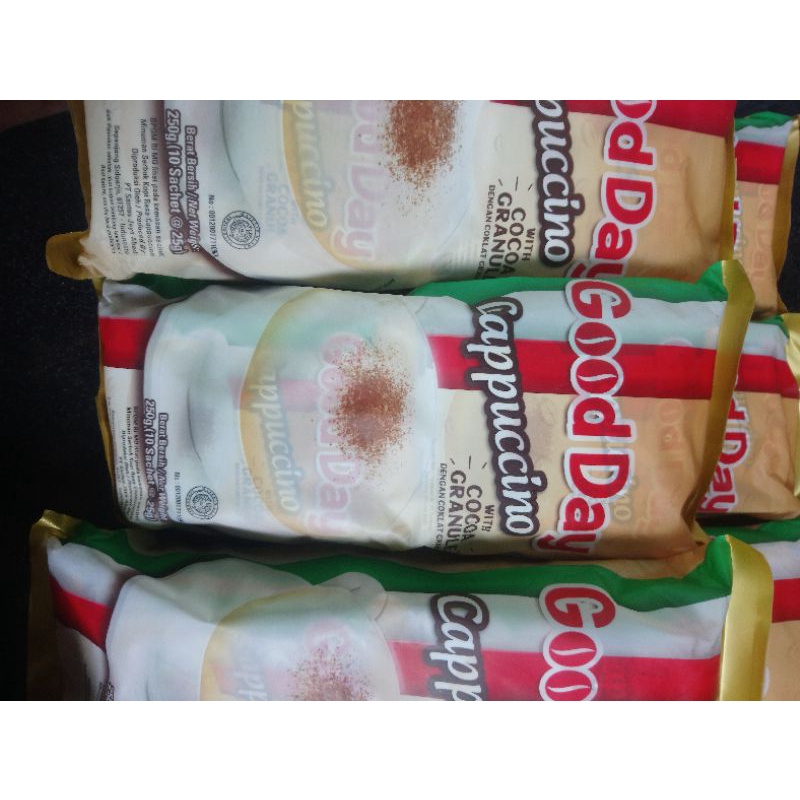 

good day cappuccino 250g/10pcs kopi instan murah