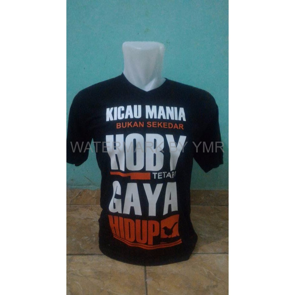 Kaos T Shirt Kicau Mania Burung Lovebird 3D Terbaru Shopee Indonesia