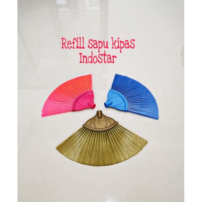 Sapu kipas INDOSTAR Refill  / sapu lantai/ sapu nilon-1