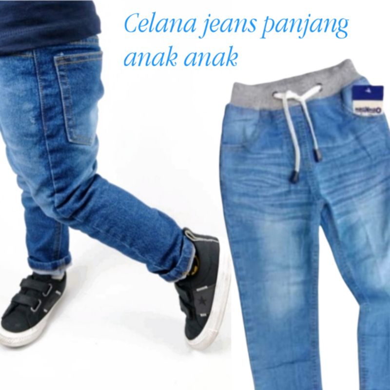 celana jeans anak panjang clana Anak Denim Panjang bahan premium usia 1-10 thn