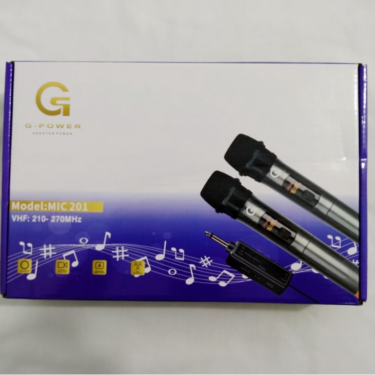 MIC G - POWER WIRELESS MICROPHONE MIC 201 VHF