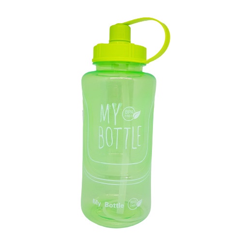 2 LITER - BOTOL MINUM MY BOTTLE PREMIUM 2000ML WITH STRAW BPA FREE