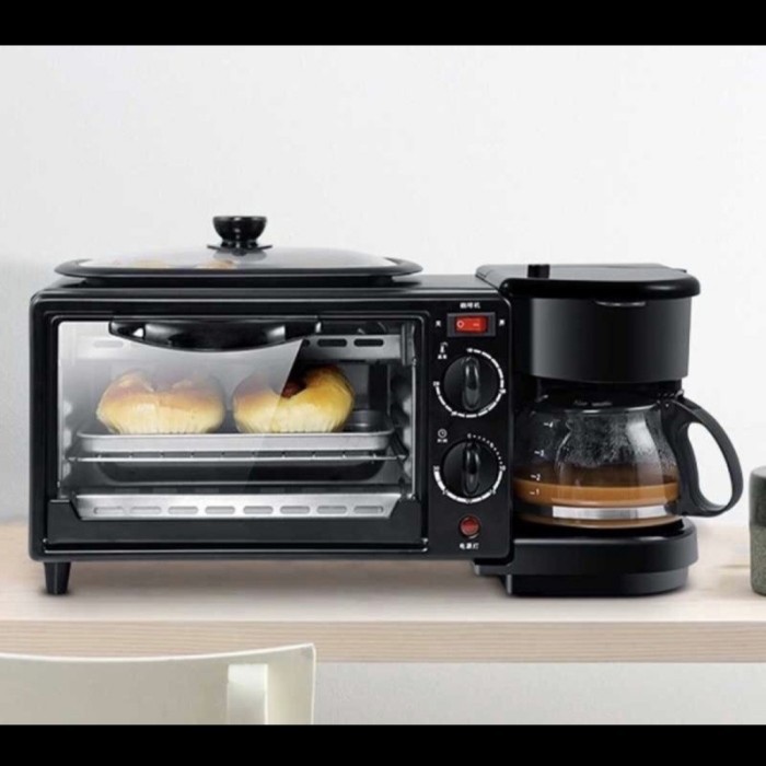 Alat mesin masak 5in1 panggang, oven, kopi baked coffee maker