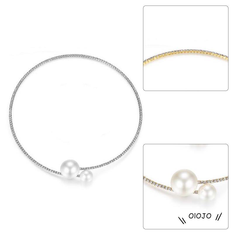 【COD】Kalung Mutiara Lapis Silver Berkilau Untuk Wanita