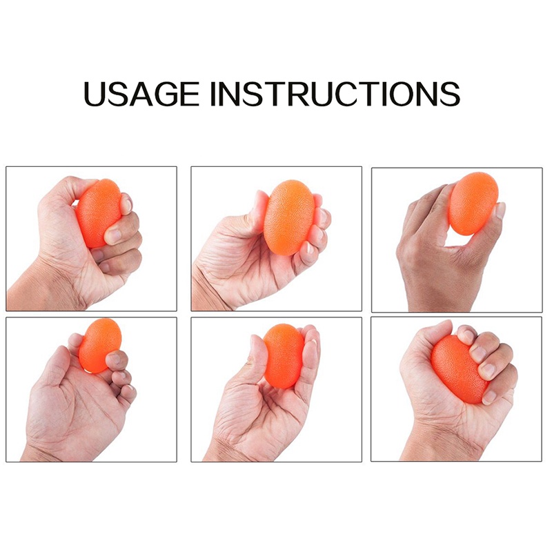 【Theredsunrisesiwy.id】WorthWhile Silica Gel Hand Grip Ball Fitness Finger Exerciser Strength Muscle