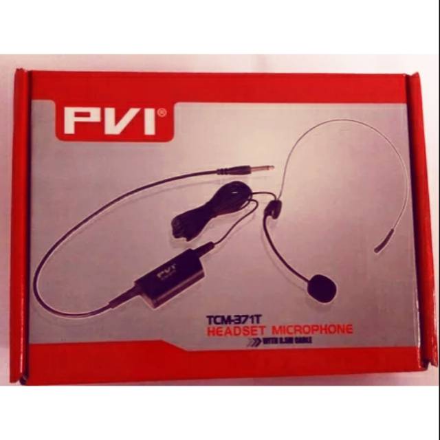 PVI TCM-371T HEADSET MIC CONDENSER / MIK CONDENSOR / MICROPHONE / MIKROFON